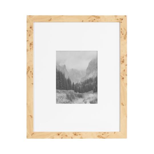 Kate and Laurel 16" x 20" Natural Brown Burlock Picture Frames with 8" x 10" Mat, 2ct.